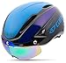 Giro Air Attack Shield Adult Road Cycling Helmet - Medium (55-59 cm), Black/Blue/Purple (2017)