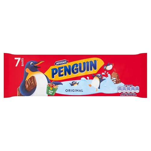 McVitie's Milk Chocolate Penguin Biscuits, 7 Biscuits (Pack of 1)