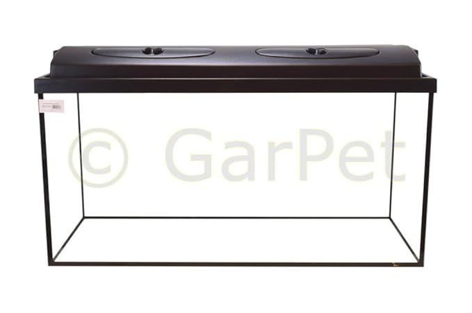 Aquarium rechteckig mit Abdeckung inkl. LED Beleuchtung im Set