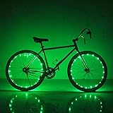 Soondar Super Bright 20-LED Bicycle Bike Rim Lights, Green