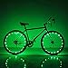 Soondar Super Bright 20-LED Bicycle Bike Rim Lights, Green