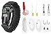Paracord Bracelet Emergency Kit 17 pcs Survival Gear by A2S - Ultimate Survival Series includes 12 pcs Fishing Gear & Baits - Emergency Food Preparedness for all