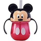 The First Years Disney Mickey Mouse Trainer Cup with Straw and Handles for Toddlers, 7 Ounce
