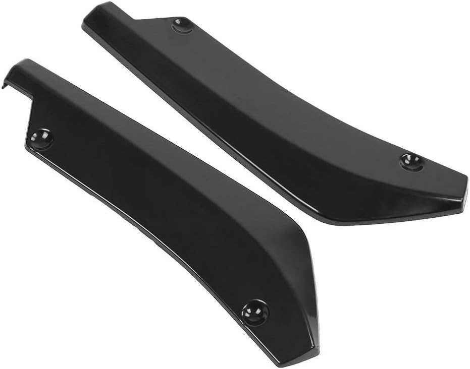 1 Pair Universal Bumper Lip Splitter,Car Modified Rear Bumper Canard Diffuser Spoiler Lip Splitter Fins (Black) - Image 4