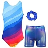 MODAFANS Leotards for Girls Gymnastics with Shorts