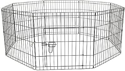 AVC Designs Pet Playpen Folding 8-Panel Medium 61x76 cm Indoors Outdoors