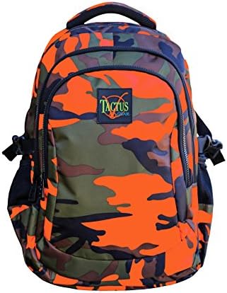 Tactus Camo Backpacks (Bright Orange)