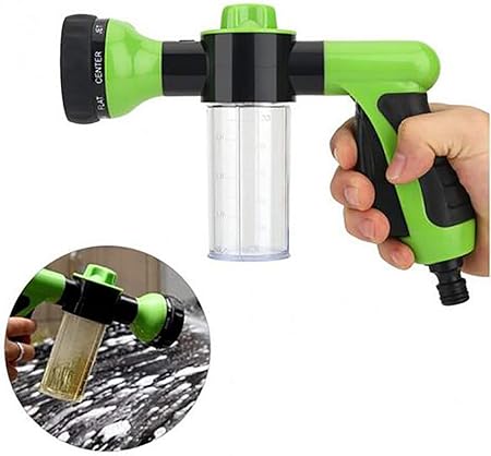 YLLSQ Spritzpistole zur Befestigung am Gartenschlauch mit Sprühkopf und