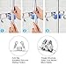 KURTVANA Mop Broom Holder Wall Mount Organizer Storage, Easy Install Screws or Self Adhesive Stainless Steel Tools Hanger for Kitchen Bathroom Closet Office Garden with 3 Racks 4 Hooks