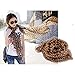 VANKER 1Pc Fashion Leopard Pattern Cheetah Animal Print Soft Wrap Stole Shawl Scarf