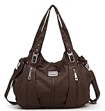 Scarleton Center Zip Shoulder Bag H147421 - Coffee