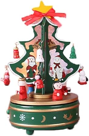 Oggetti Di Natale.Oggetti Di Scena Di Natale Legno Rotanti Albero Di Natale Di Music Box Mette Gli Ornamenti Inviare Regali Di Natale Ragazze Vacanze Partito Di Layout Forniture Forniture Decorativi Box Ornamenti Music Amazon It