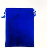 Ankirol 50pcs Velvet Drawstring Bags Royal Blue Jewelry Gift Bags Pouches Favors Package (4.7X6 inch)