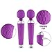 COCHING Cordless Electric Wand Massager G Spot Stimulation Vibrator for Women 100% Waterproof Rechargeable Powerful Massage Wand with 16 Speed Vibrating Patterns Muscle Aches Whisper Quite â€“ Purple