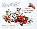 Texaco Gasoline Rarin To Go Fire Chief Retro Vintage Tin Sign