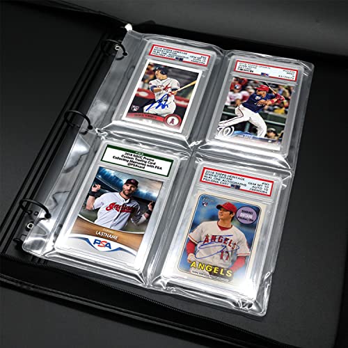 Graded Card Storage Pages, Holds 60 Graded Card Slabs, Fits PSA, BGS