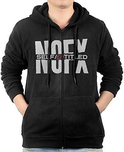 Fashion Hoodies For Mens NOFX Sweatshirts Zip-Up
