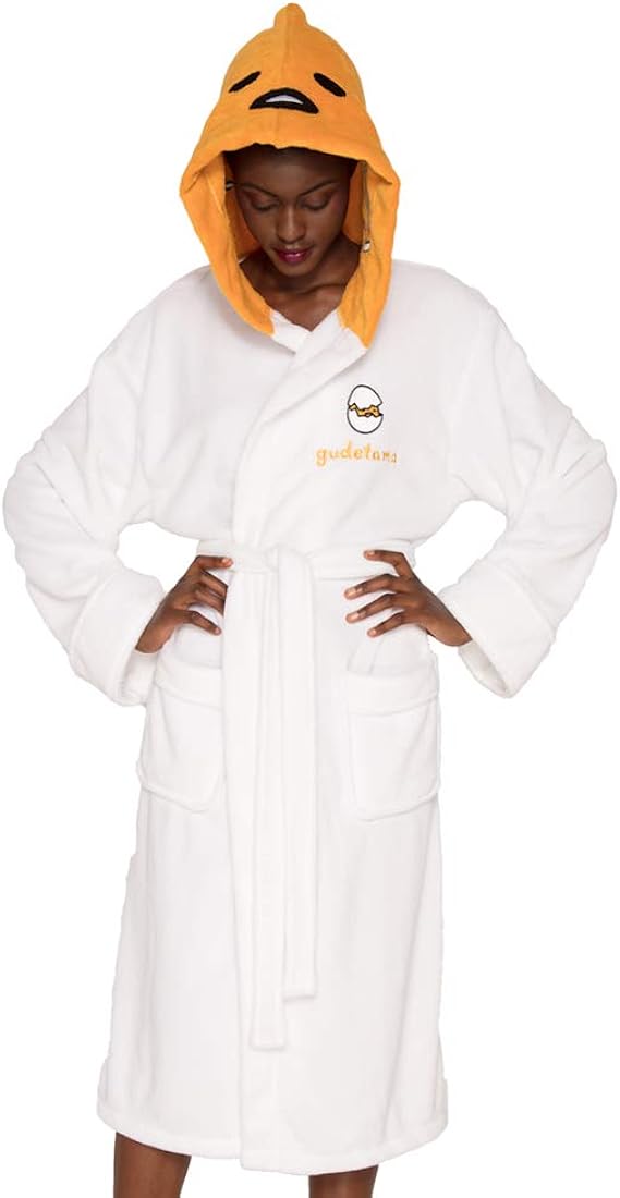 off white dressing gown