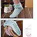 FOXNOVO 5 Pairs of Vintage Lace Cotton Ruffle Frilly Ankle Crew Socks