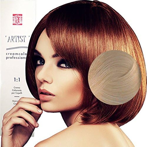 Professional Hair Dye Lightest Blonde 11/0 with Ammonia Permanent Super Light 100 ml Made in Italy