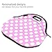 icolor Pink Polka Dots Insulated Lunch Tote Bag Cooler Box Neoprene lunchbox bag Handbag Case YLB-001