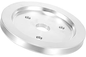 ACROPIX Vehicle Crankshaft Pulley Short Water Pump Single Groove Crank Pulley Fit for Chevy SBC 350 - Pack of 1
