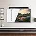 PERLESMITH Universal Soundbar Bracket Fits Most 23 to 65 Inch TVs - Soundbar Speaker Mount with Adjustable Arms Holds up to 33lbs, Position Above/Below TV