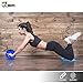 JBM Abdominal Wheel Roller with Knee Pad（5 Colors Abwheel Abroller Ab Core Trainer Equipment Dual Wheels Rubber Handle Anti Slip for Exercise Workout Gym Fitness Crossfit - 440lbs Capacity