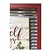 OUCHAN Christmas Galvanized Corrugated Distressed Frame Red Truck Wall Art Sign Plaque(Have Yourself A Merry Little Christmas)