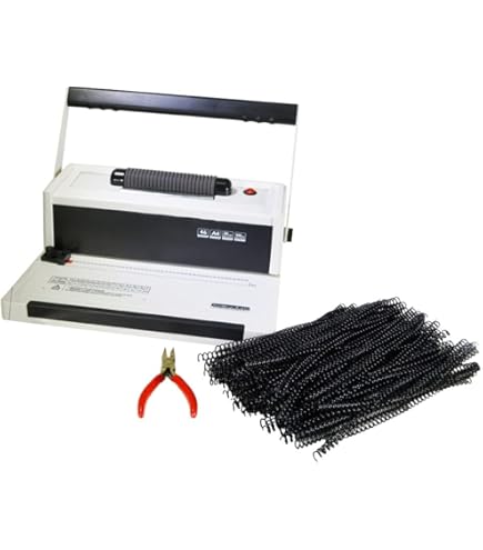 Rilegatrice Pavo Bindmaster Plus - Perfora Fino A 15 Fogli, Rilega Fino A 500 Fogli, Grigio - Foto 9