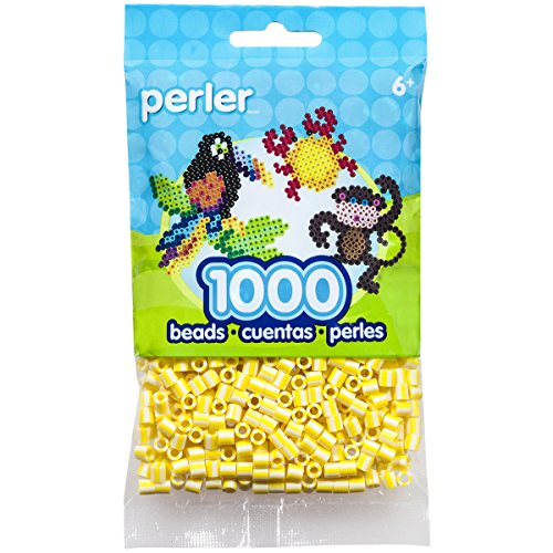 Perler Striped Bead, Buttercream, 1000-Pack