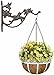 Mkono Hanging Plant Hook Basket Bracket for Bird Feeder Lantern Wind Chime