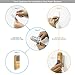 Heiyo Wireless Door Chime Wood Grain Series-1 Remote Button and 1 Plugin Receivers with Operating at 600-feet/52 MP3 Melodies/ 4-Level Volume for Home/Office/Stores or Other