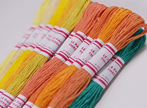 1 Embroidery+long+staple+Cotton+DIY+Cross+stitch+friendship