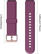 GRV Replacement Silicone Strap Band for Smart Watch FC1 ID205L ID205S Purple view 3