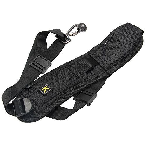 BW Quick Rapid Camera Shoulder Single Neck Sling Black Belt Strap for SLR DSLR (Single Shoulder Strap)