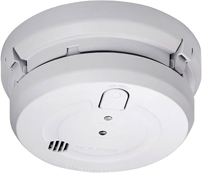 DETA 1163 Optical Smoke Alarm 240V with 9V Back Up White
