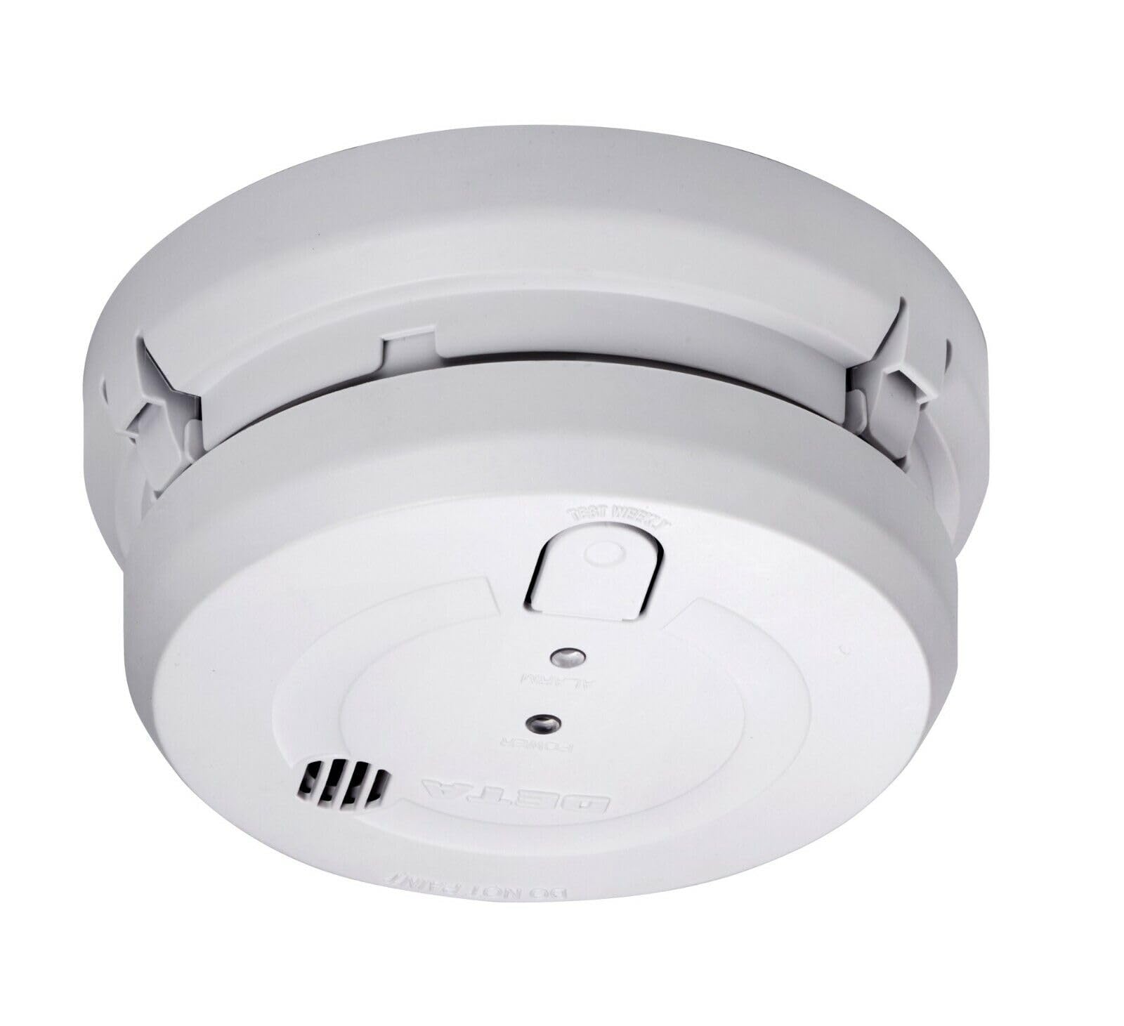 Deta 1163 Optical Smoke Alarm 240V with 9V Replaceable Battery Back Up (White)