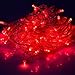 Super Z Outlet 30 Mini Bulb LED Battery Operated Fairy String Lights in Red for Valentines Day, Romantic Wedding, Home Decoration Room Lighting, Christmas, Crafts (158