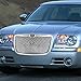 DNA MOTORING GRF-016-CH Mesh Design Front Bumper Grille Guard Compatible with 05-10 Chrysler 300/300C, Chrome