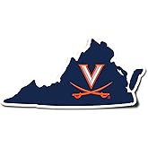 Desert Cactus University of Virginia Sticker Cavaliers UVA Vinyl Decal Laptop Water Bottle Car Scrapbook (State Border Sticker)