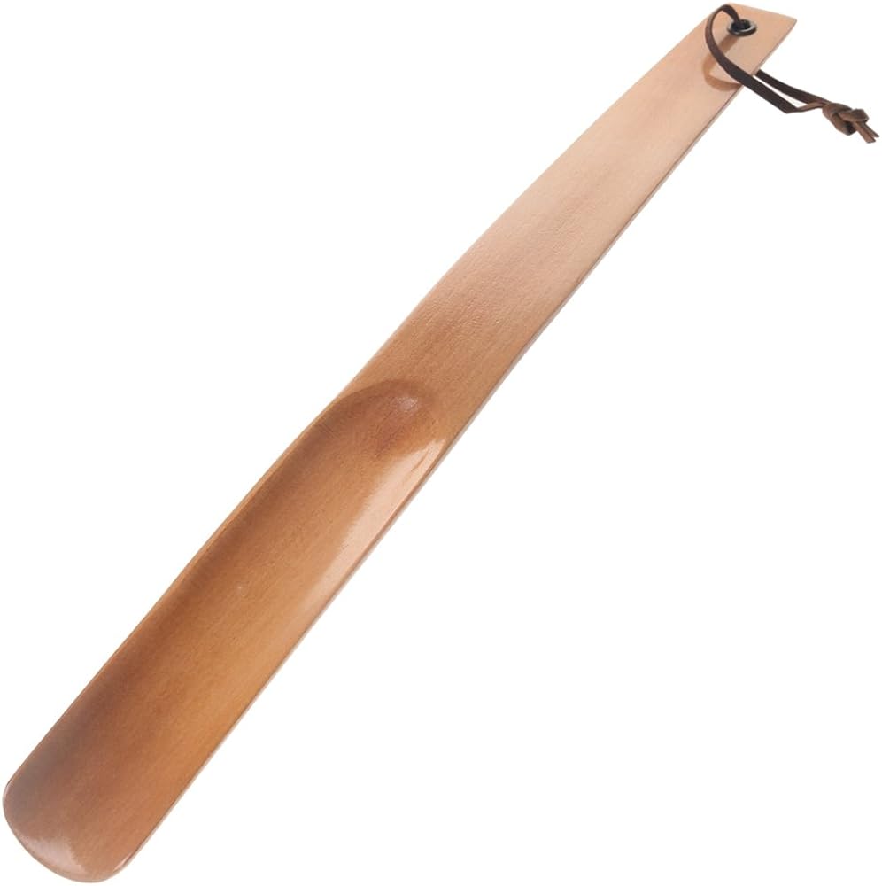 Buy LongHandled Wooden Shoe Horn w/Hanging Loop (15 Inch) Wood