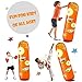 Novelty Place Kid's Inflatable Punching Bag - 4 Feet Tall Free Standing Socker Bopper Buddy - Hit & Bounce Back Air Bop Toy Fun for All Ages Boys Girls Fitness & Stress Relief