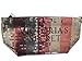 Victoria's Secret Signature Bling Sequin Stripe Make-Up Cosmetic Bag (Pink/Silver)