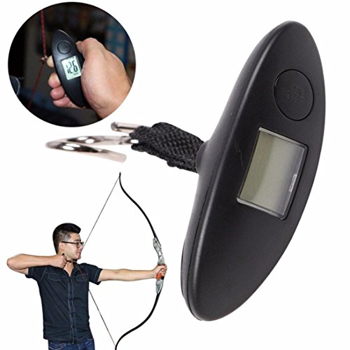Botrong Archery Digital Hanging Bow Scale 88lbs Black for Recurve Compound Bow