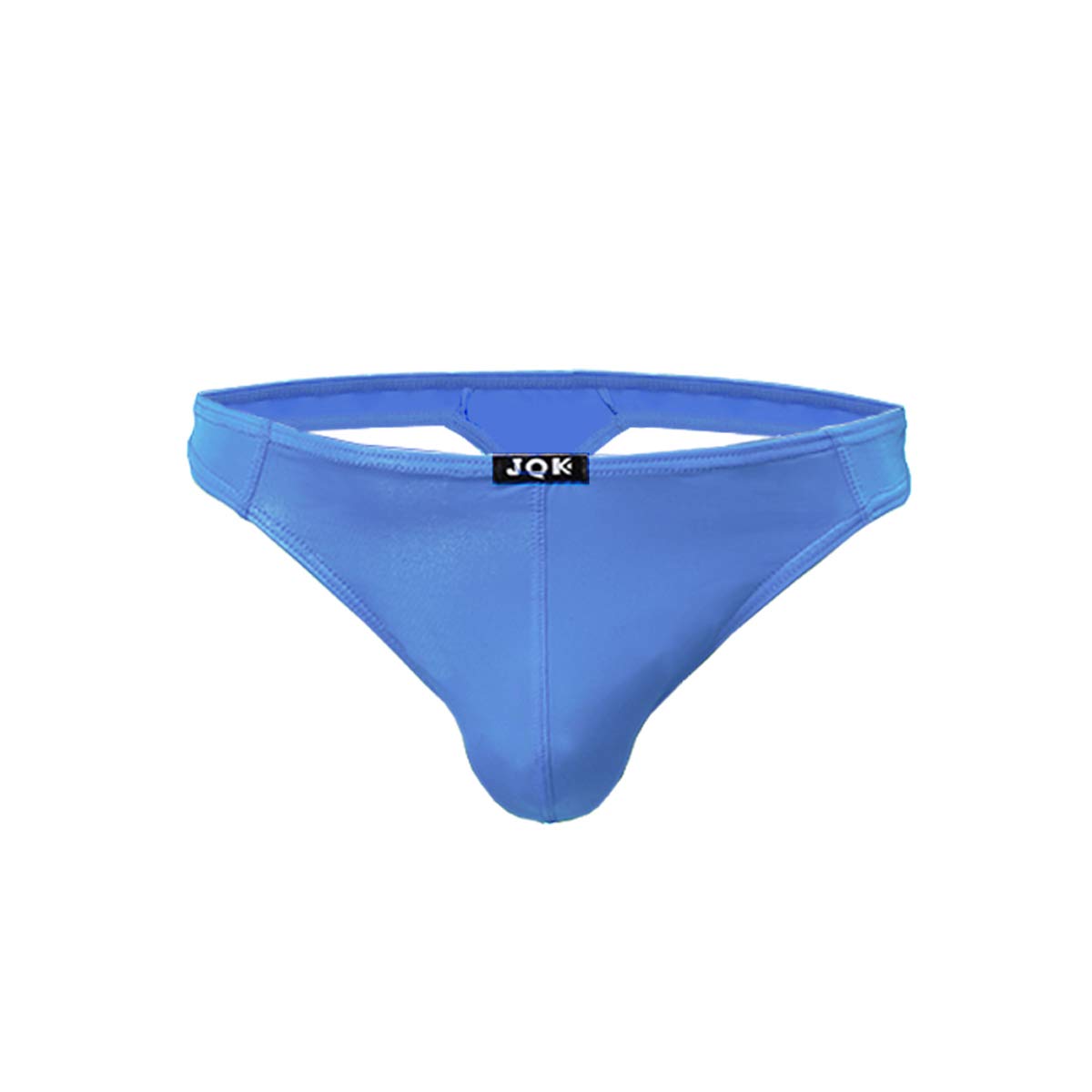 Louis Rouse Men's Sexy Solid Color Ice Silk Thong Briefs Underwear (L, 5 colors mixed)