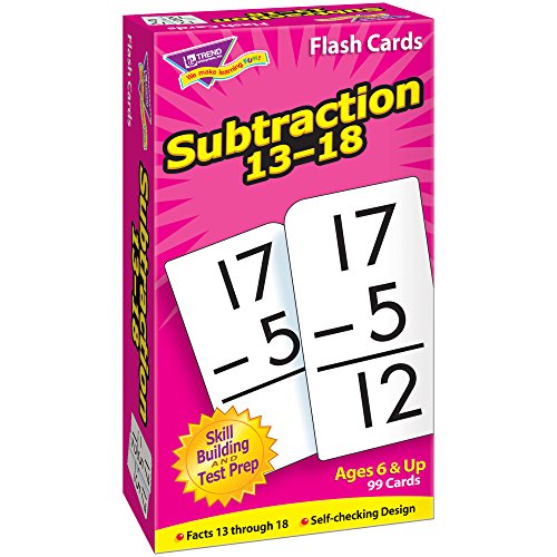 Skill Drill Flash Cards: Subtraction 13-18