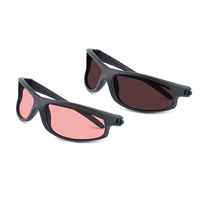 TheraSpecs Wrap Migraine Glasses for Light Sensitivity, Photophobia and Fluorescent Lights | Unisex | Indoor and Polarized Outdoor Lenses