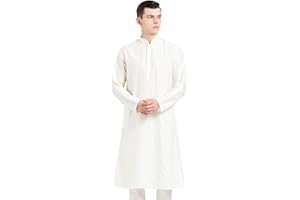 KISAH Men's Kurta - Traditional Indian Ethnic Wear for Men - Ideal for Weddings, Festivals & Celebrations