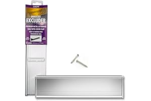 Stormguard 06SR0310000CH Internal Metal Letter Box Brush Cover with Flap - Chrome by STORMGUARD